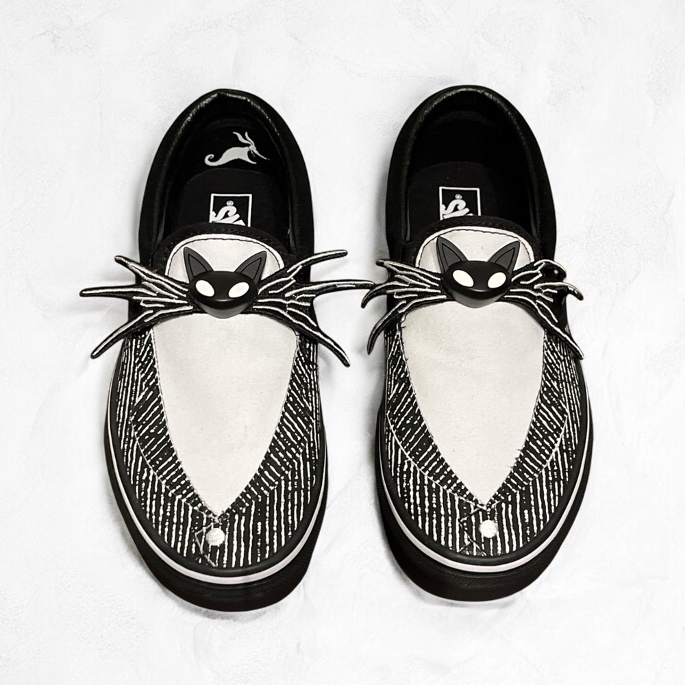 NWT Nightmare Before Christmas Jack Skellington Vans Slip On Womens Size 7